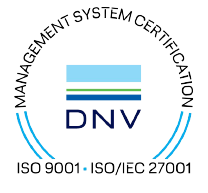 DNV ISO 9001 and ISO/IEC 27001 certification