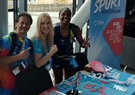 Clean sport education booth engages boxing community at World Championships in Liverpool