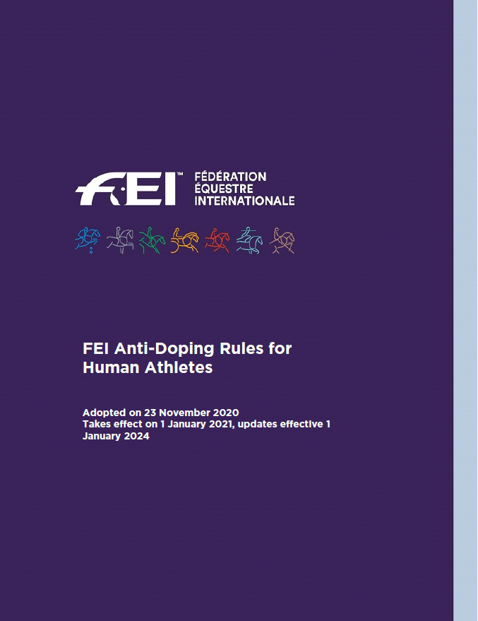 FEI Anti-Doping Rules for Human Athletes