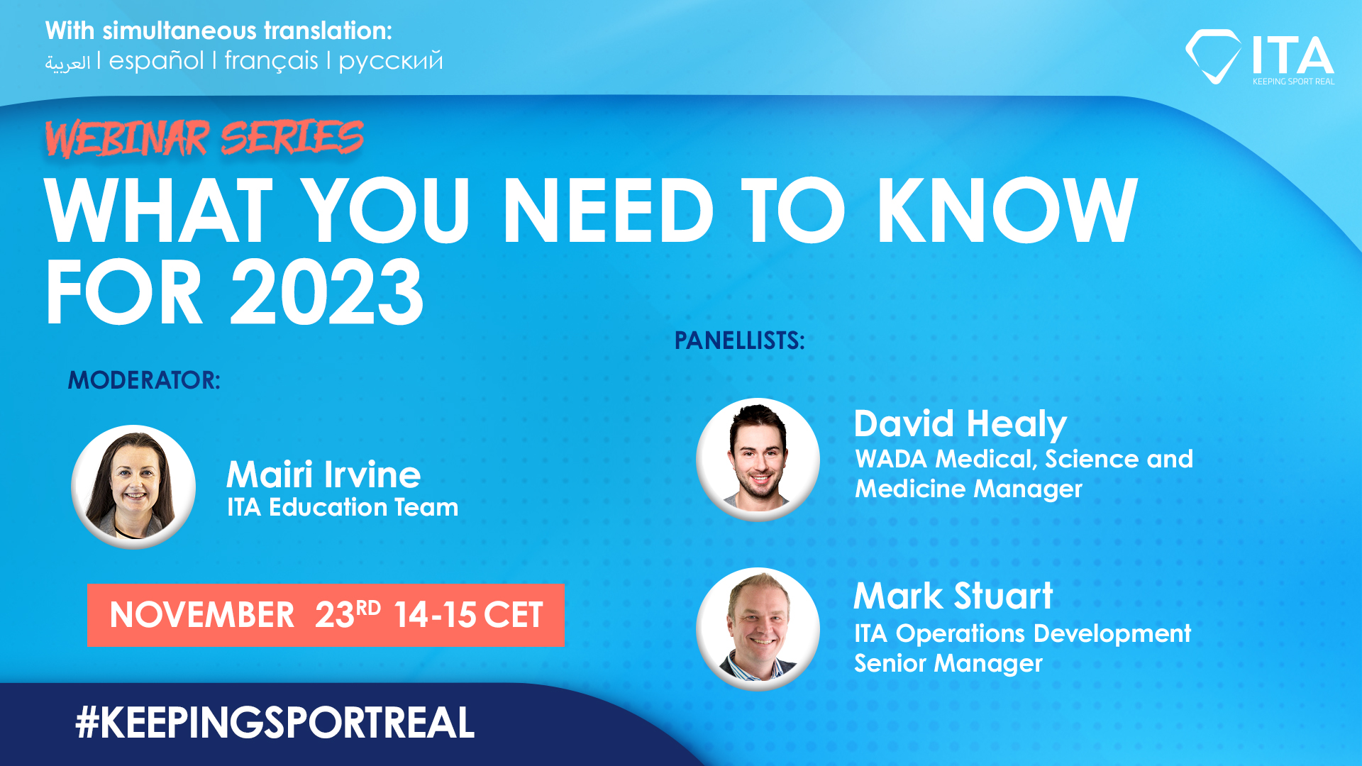 ITA Webinar - What you need to know for 2023
