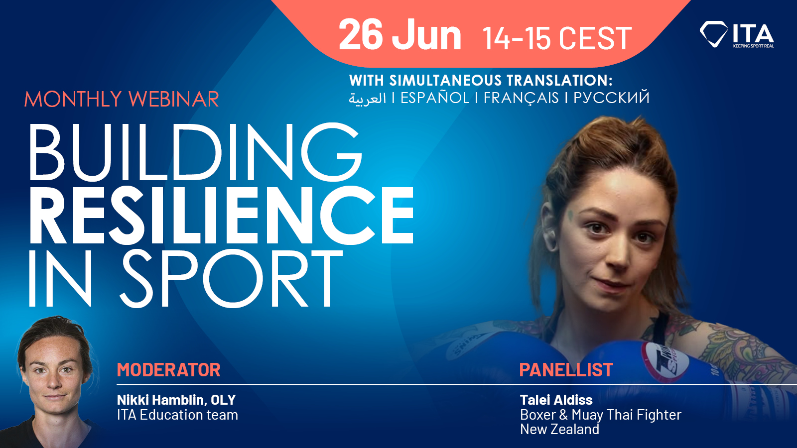 Monthly Webinar: Building Resilience in Sport