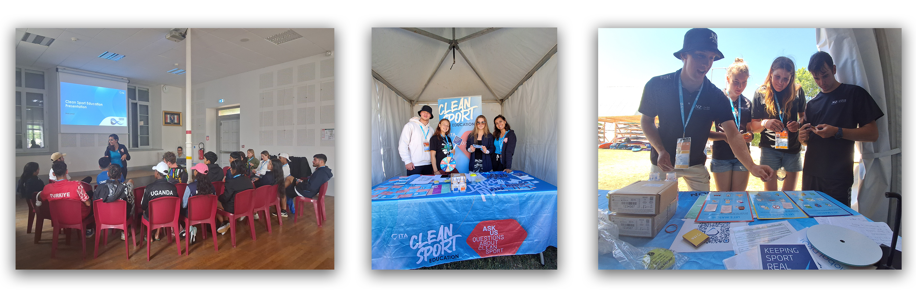 Clean sport education at Canoe Slalom Worlds in Foix