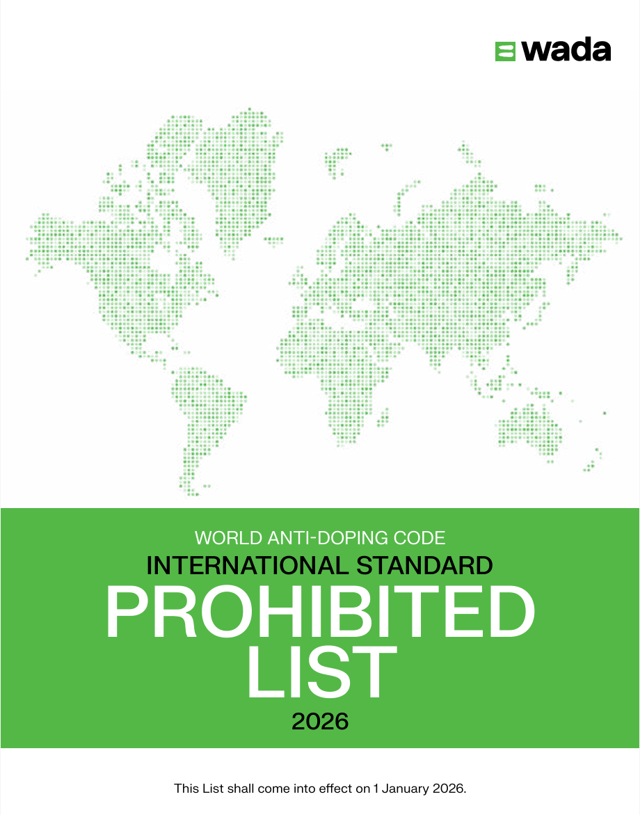 WADA 2026 Prohibited List