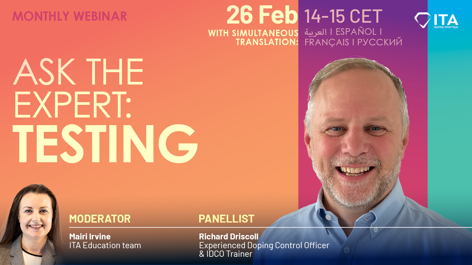 Monthly Webinar: Ask the Expert: Testing