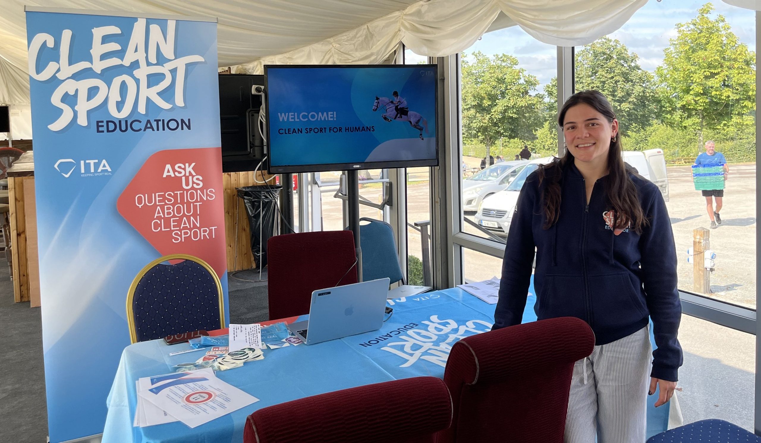 The ITA delivers human anti-doping education at the FEI Eventing World Championship for U25