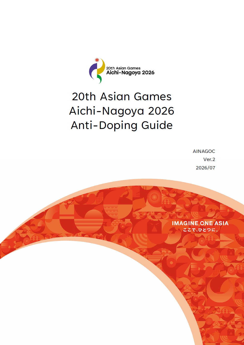 20th Asian Games Aichi-Nagoya 2026 Anti-Doping Guide
